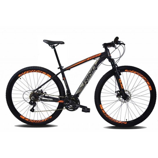 Bicicleta aro 29 RINO Everest Freio Hidráulico + Trava com Cambios Shimano 24v