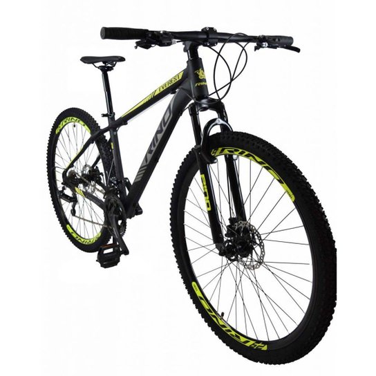 Bicicleta aro 29 RINO Everest Freio Hidráulico + Trava com Cambios Shimano 24v