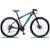 Bicicleta Aro 29 Spaceline Vega 24 Vel Câmbio Traseiro Shimano Freio a Disco Bike MTB Alumínio - Preto+Azul