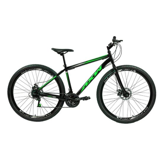 Bicicleta Axw aço carbono Aro 29 freio a disco 21 marchas