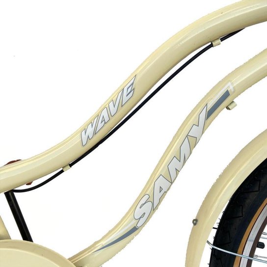 Bicicleta Beach Aro 26 Feminina Retro Rodas Aero Rolamentos Revisada e Lubrificada Com Cestinha