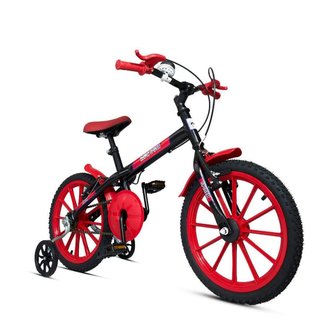 Bicicleta Bike Infantil Aro 16 Ravok com Rodinhas 3 a 7 Anos