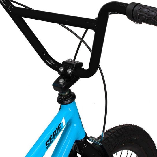 Bicicleta BMX Infantil aro 20 Pro-X Série 1 Azul Preto