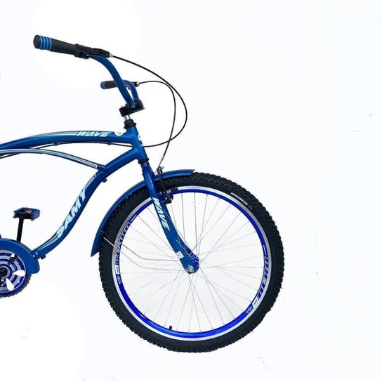 Bicicleta Caiçara Beach Aro 26 Masculina Rodas Aero Reforçado Rolamentos Original Lubrificada