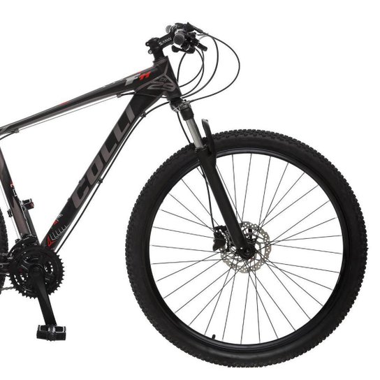 Bicicleta Colli F11 Mtb Aro 29 Aero 21 Velocidades Suspensão Dianteira Com Kit Shimano 931