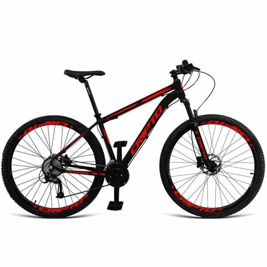 Bicicleta Cripto Bike Aro 29 Cripto 18v Absolute Hidráulica Trava E K7