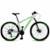 Bicicleta Cripto Bike Aro 29 Cripto 21 Marchas Freios Disco c/ Suspensão - Branco+Verde