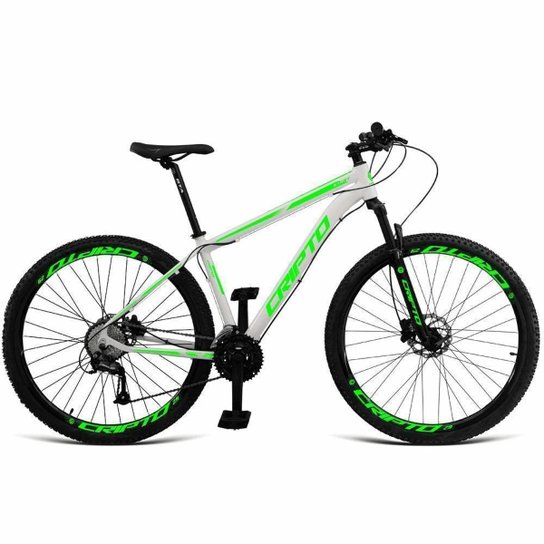 Bicicleta Cripto Bike Aro 29 Cripto 21 Marchas Freios Disco c/ Suspensão