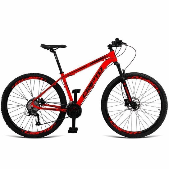 Bicicleta Cripto Bike Aro 29 Cripto 21 Marchas Freios Disco c/ Suspensão
