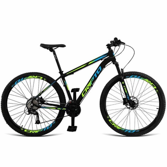 Bicicleta Cripto Bike Aro 29 Cripto 24 Marchas Freios Disco e Suspensão