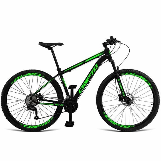 Bicicleta Cripto Bike Aro 29 Cripto 27v Shimano Fr. Hidraulico Trava/k7