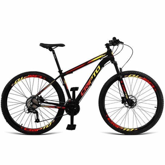 Bicicleta Cripto Bike Aro 29 Cripto 27v Shimano Fr. Hidraulico Trava/k7