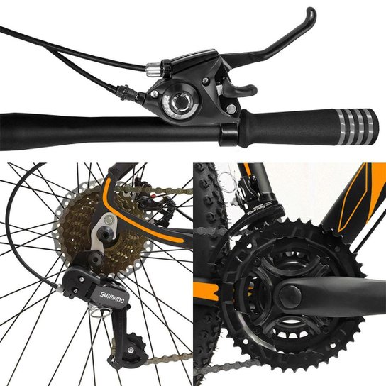 Bicicleta Dropp Z3 Aro 29 Câmbios Shimano 21 Marchas Freio a Disco Mecânico com Suspensão