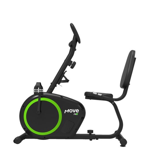 Bicicleta Ergométrica Horizontal Bluetooth H2 Move