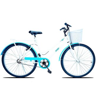 Bicicleta Feminina Forss Rose Aro 26 Com Cesta