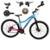Bicicleta Feminina Mtb Aro 29 Aluminio Absolute Hera 21v Disco Mecânco Conjunto Shimano - Azul+Rosa