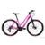 Bicicleta Feminina Rebaixada Aro 29 KSW 21 Marcha Freio Disco - Rosa