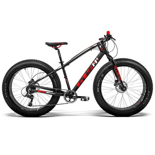 Bicicleta GTS Fat Bike Tsi 7 Aro 26 com Freio a Disco Hidráulico Cambio GTSM1 TSI 7 Marchas e Quadro