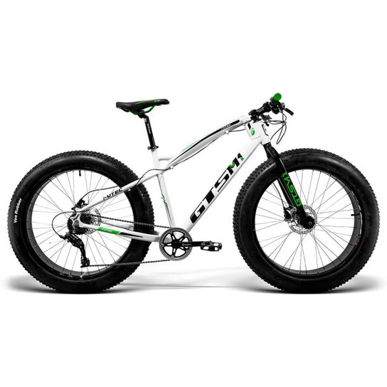 Bicicleta GTS Fat Bike Tsi 7 Aro 26 com Freio a Disco Hidráulico Cambio GTSM1 TSI 7 Marchas e Quadro