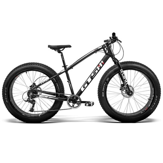 Bicicleta GTS Fat Bike Tsi 7 Aro 26 com Freio a Disco Hidráulico Cambio GTSM1 TSI 7 Marchas e Quadro