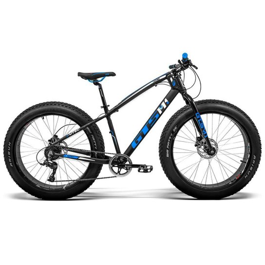 Bicicleta GTS Fat Bike Tsi 7 Aro 26 com Freio a Disco Hidráulico Cambio GTSM1 TSI 7 Marchas e Quadro