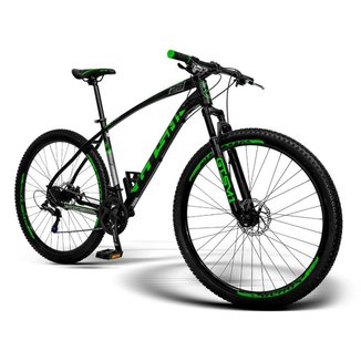 Bicicleta GTS M1 Freio Disco 21V Shimano Tourney Suspensão I-Vtec SX Lite