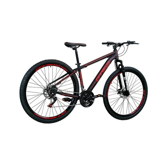 Bicicleta Gts Pro M5 Techs Alumínio Aro 29 Freio a Disco 21 Marchas