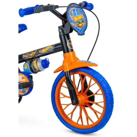 Bicicleta Infantil Aro 12 Nathor Hot Wheels