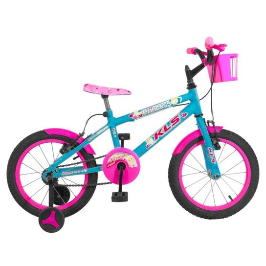 Bicicleta Infantil Aro 16 Kls Princess Roda Alumínio