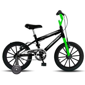 Bicicleta Infantil Aro 16 South Ferinha para Meninos Com Rodinha de Treino
