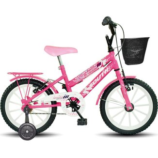 Bicicleta infantil Aro 16 South Nininha Cesto e Paralama meninas