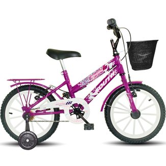 Bicicleta infantil Aro 16 South Nininha Cesto e Paralama meninas