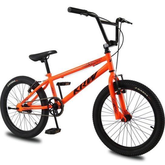 Bicicleta Infantil Aro 20 Aero KRW BMX Cross Freio V-Brake Sem Marchas