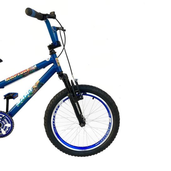 Bicicleta Infantil Aro 20 Masculina Suspensão BMX Samy RBX Equipada