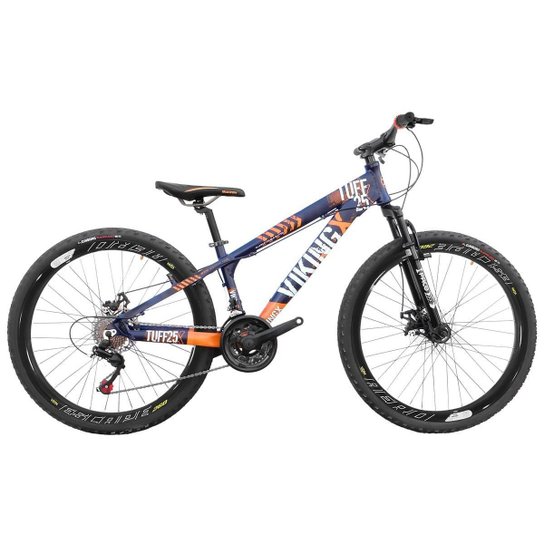 Bicicleta Infantil Aro 26 Viking Tuff 25 18 Marcha F. Disco