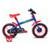 Bicicleta Infantil Bike Aro 12 Verden Rodinhas Menino Menina - Azul+Vermelho