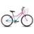 Bicicleta Infantil Feminina Aro 24 KOG Alumínio Com Cestinha - Branco+Azul