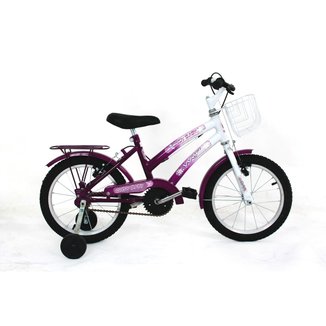 Bicicleta Infantil Menina Aro 16 Completa C/ Cesta Feminina