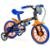 Bicicleta Infantil Menino Aro 12 Hot Wheels Matel - Azul