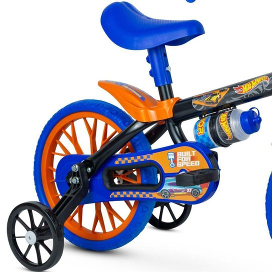 Bicicleta Infantil Menino Aro 12 Hot Wheels Matel