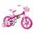 Bicicleta Infantil Nathor Flowes Rosa Aro 12 Com Cesta - Rosa