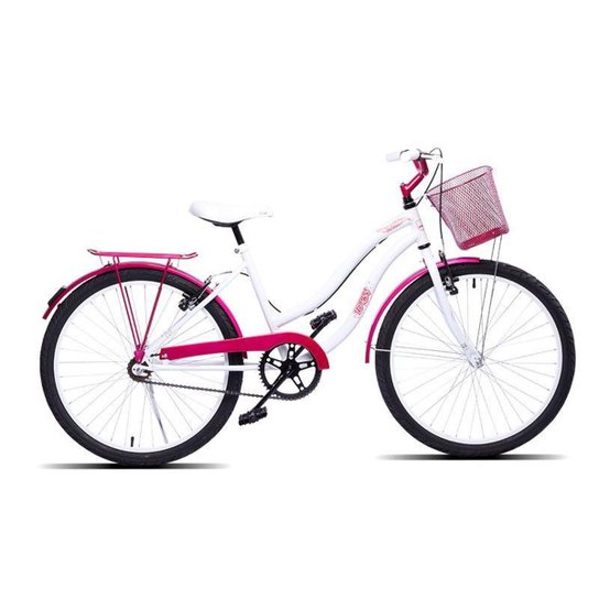 Bicicleta Infantil Retro Aro 24 Forss Hello Turquesa