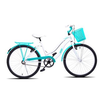 Bicicleta Infantil Retro Aro 24 Forss Hello Turquesa