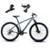 Bicicleta Mtb Aro 29 Gti Roma 21v Indexado Freio Mecânico Suspensão 80mm Cambios Shimano - Cinza+Preto