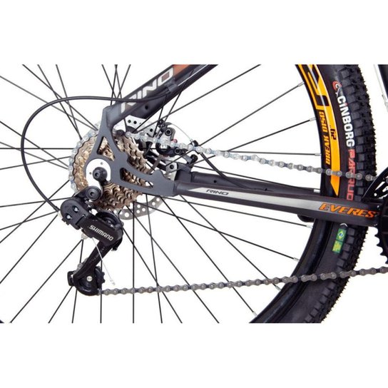 Bicicleta Rino Everest 29 Freio a Disco - Cambios Shimano 21v
