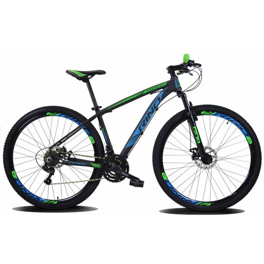 Bicicleta RINO EVEREST 29 Freio Hidraulico - Shimano Altus com trava 24v