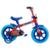 Bicicleta Track Bikes Arco Iris Infantil Aro 12 - Vermelho+Azul