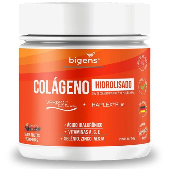 Bigens Colágeno Verisol 150G Frutas Vermelhas