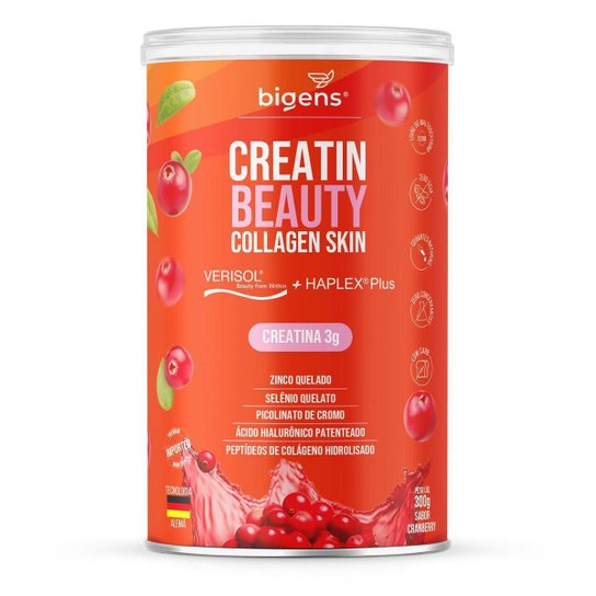 BIGENS CREATIN BEAUTY COLLAGEN SKIN 300G CRANBERRY