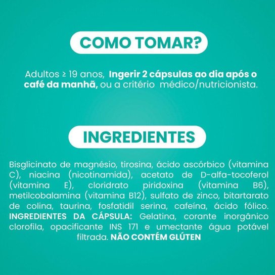 Bigens Kit 2X Mental Focus 60 Caps